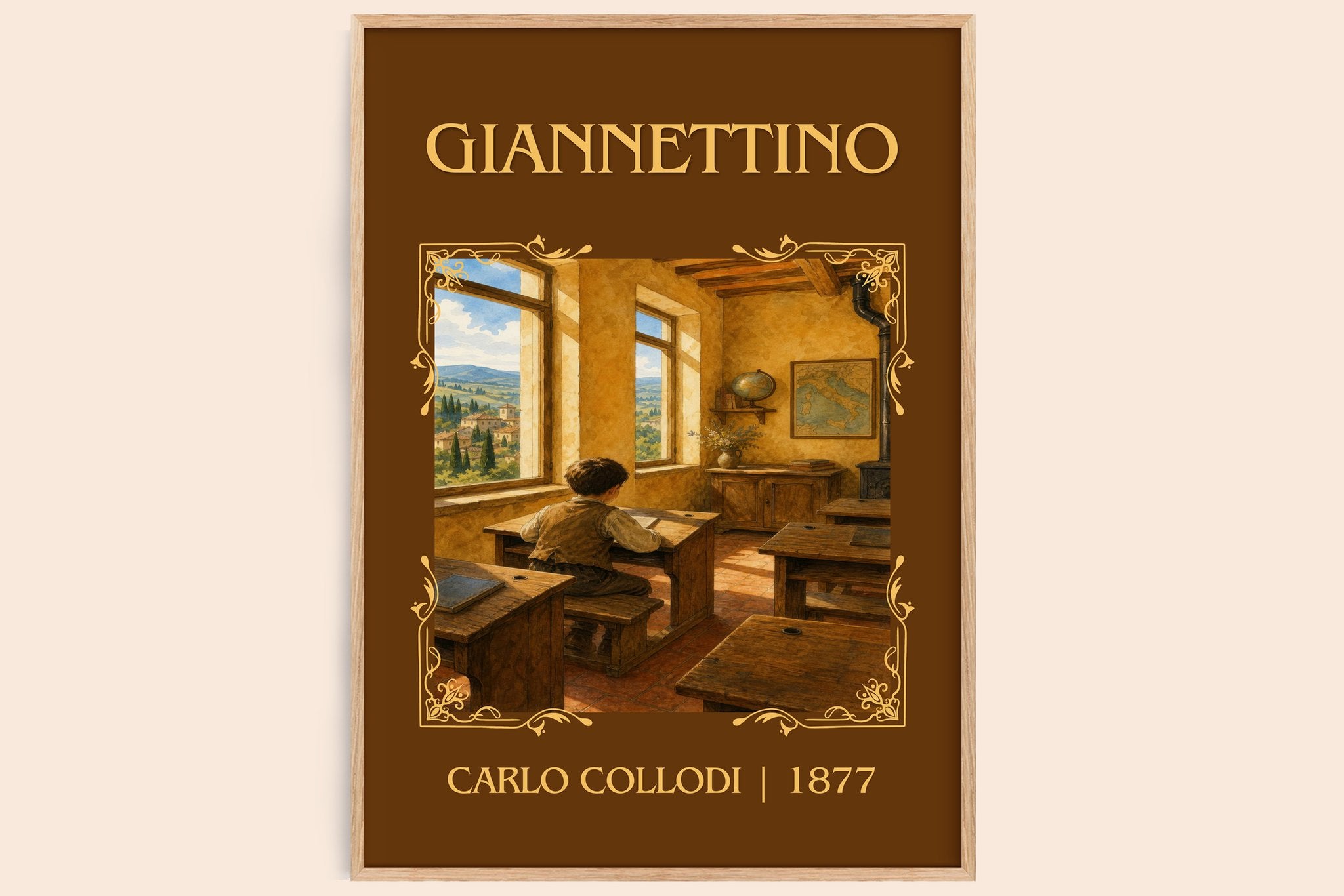 Giannettino Classic Book Art Print by Carlo Collodi