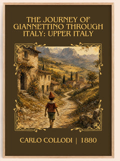 Journey Of Giannettino Through Italy: Upper Italy Classic Book Art – book poster