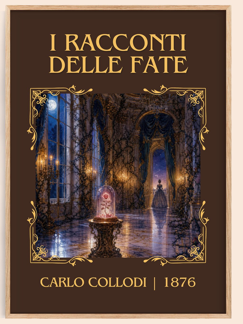 I Racconti Delle Fate Classic Book Art Print by Carlo Collodi – book poster