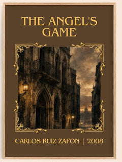 The Angel'S Game Classic Book Art Print by Carlos Ruiz Zafón – book poster