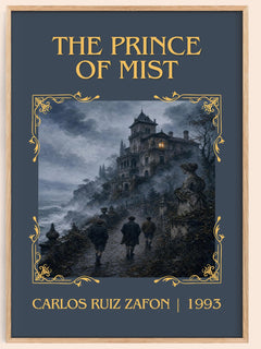 The Prince Of Mist Classic Book Art Print by Carlos Ruiz Zafón – book poster