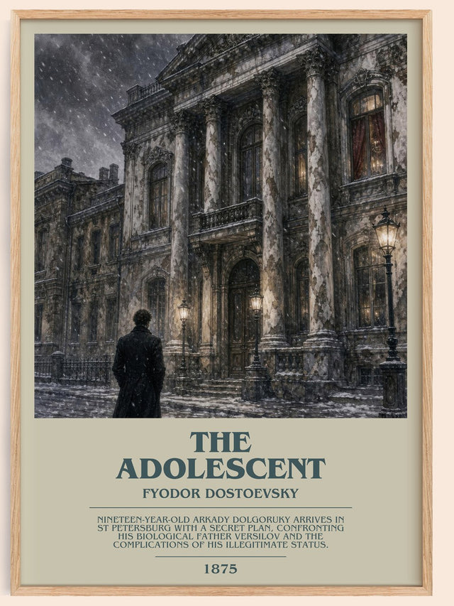 The Adolescent Bookish Wall Art by Fyodor Dostoevsky