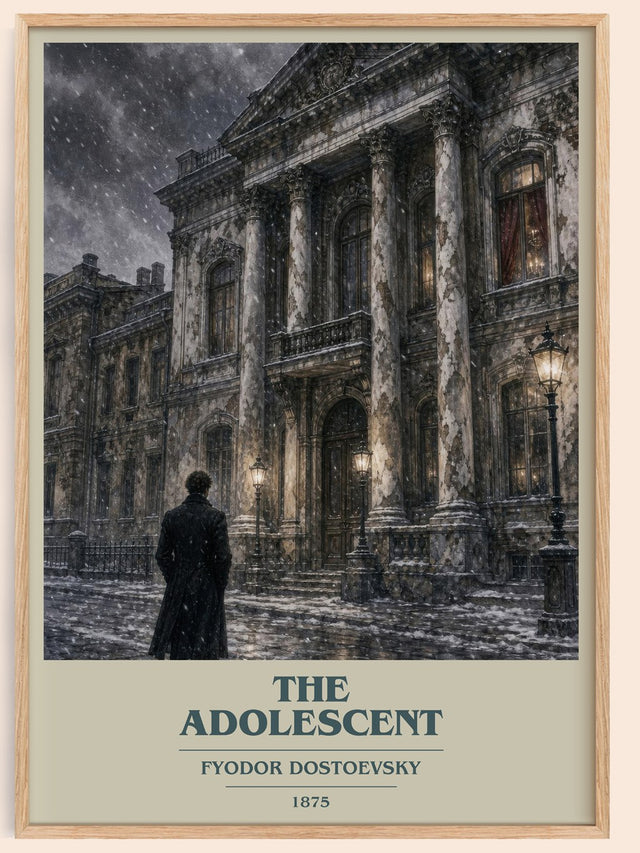The Adolescent Book Cover Poster by Fyodor Dostoevsky