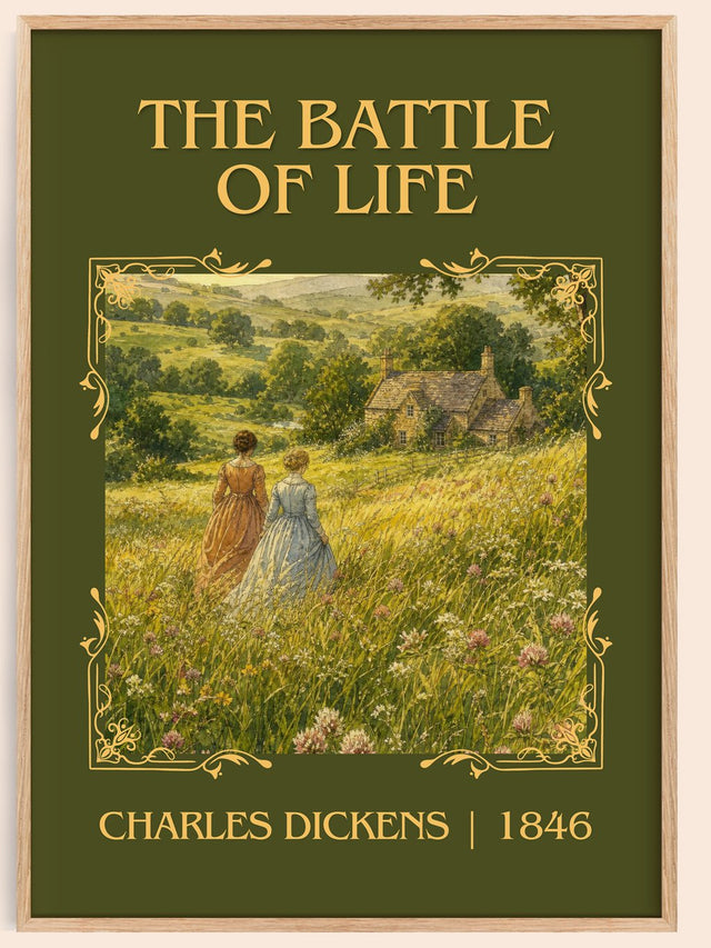 The Battle Of Life Classic Book Art Print by Charles Dickens