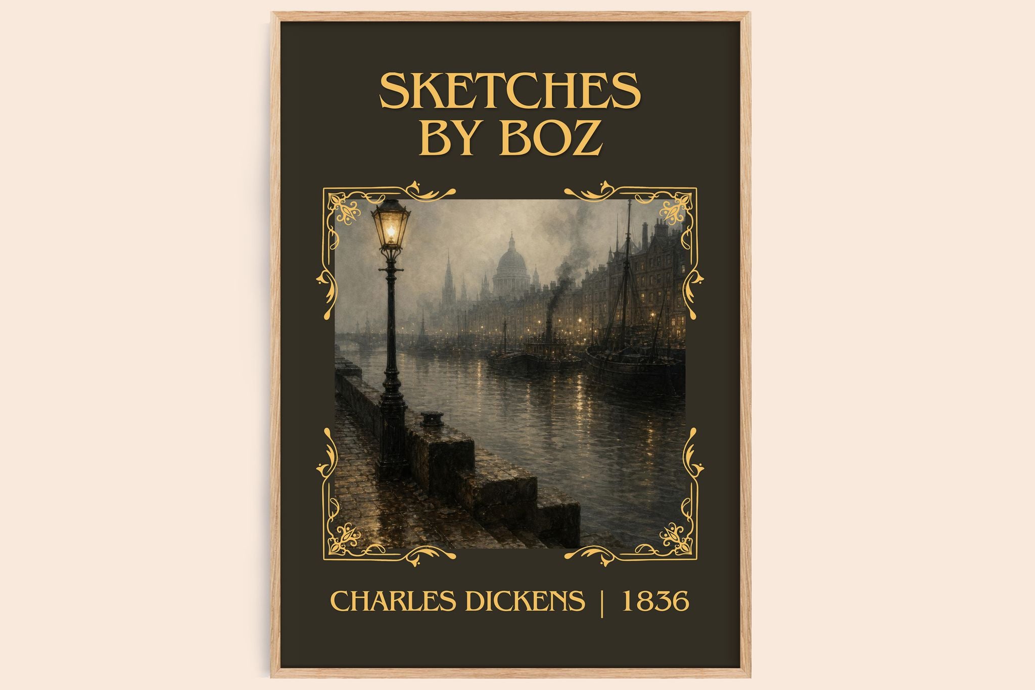 Sketches By Boz Classic Book Art Print by Charles Dickens