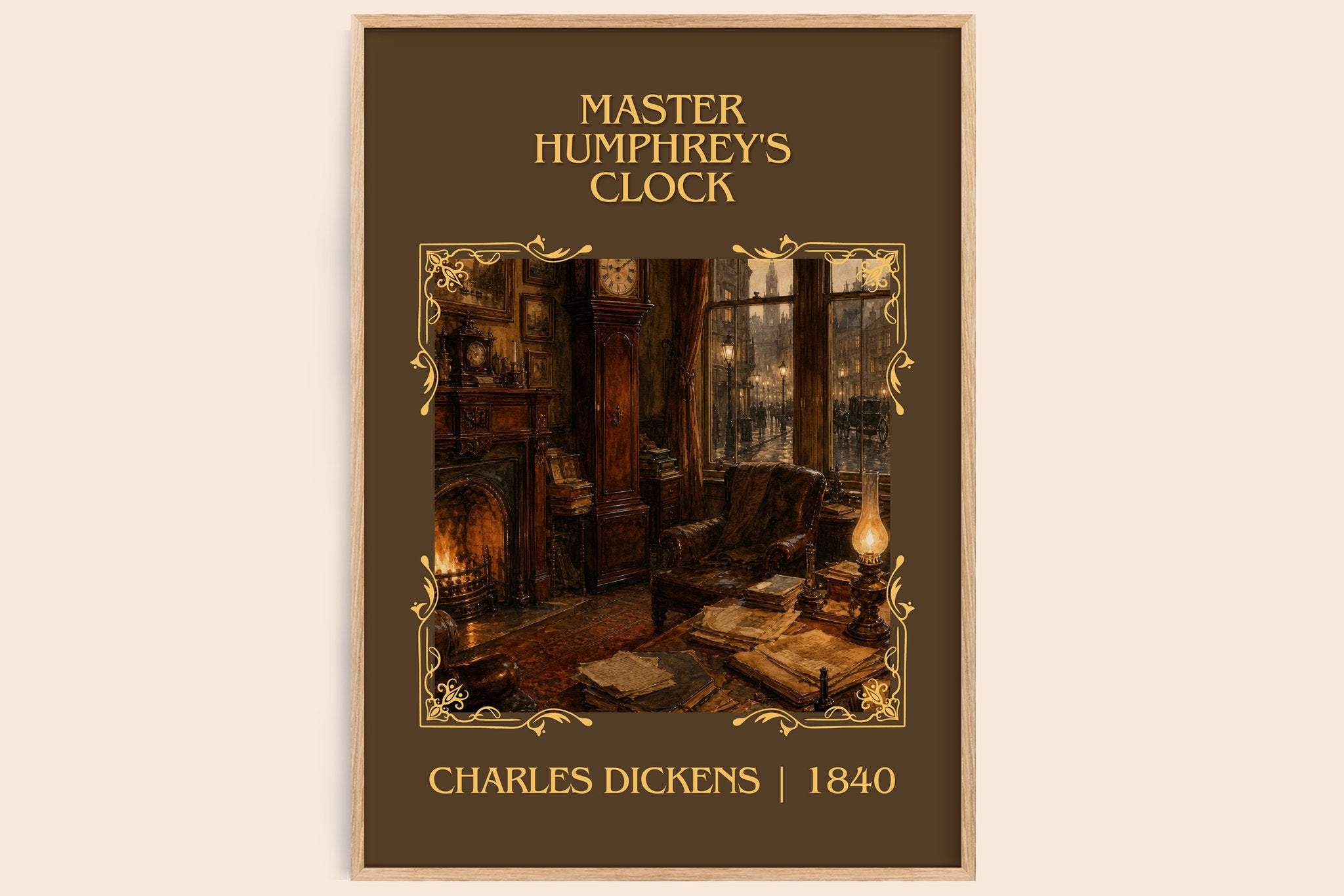 Master Humphrey's Clock Classic Book Art Print by Charles Dickens