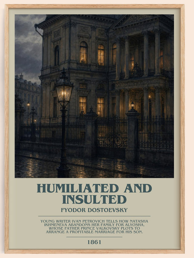 Humiliated And Insulted Bookish Wall Art by Fyodor Dostoevsky