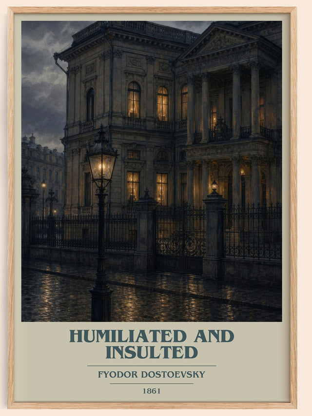 Humiliated And Insulted Book Cover Poster by Fyodor Dostoevsky