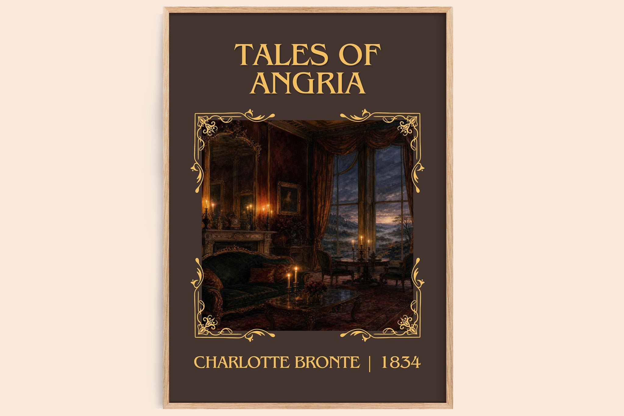 Tales Of Angria Classic Book Art Print by Charlotte Brontë