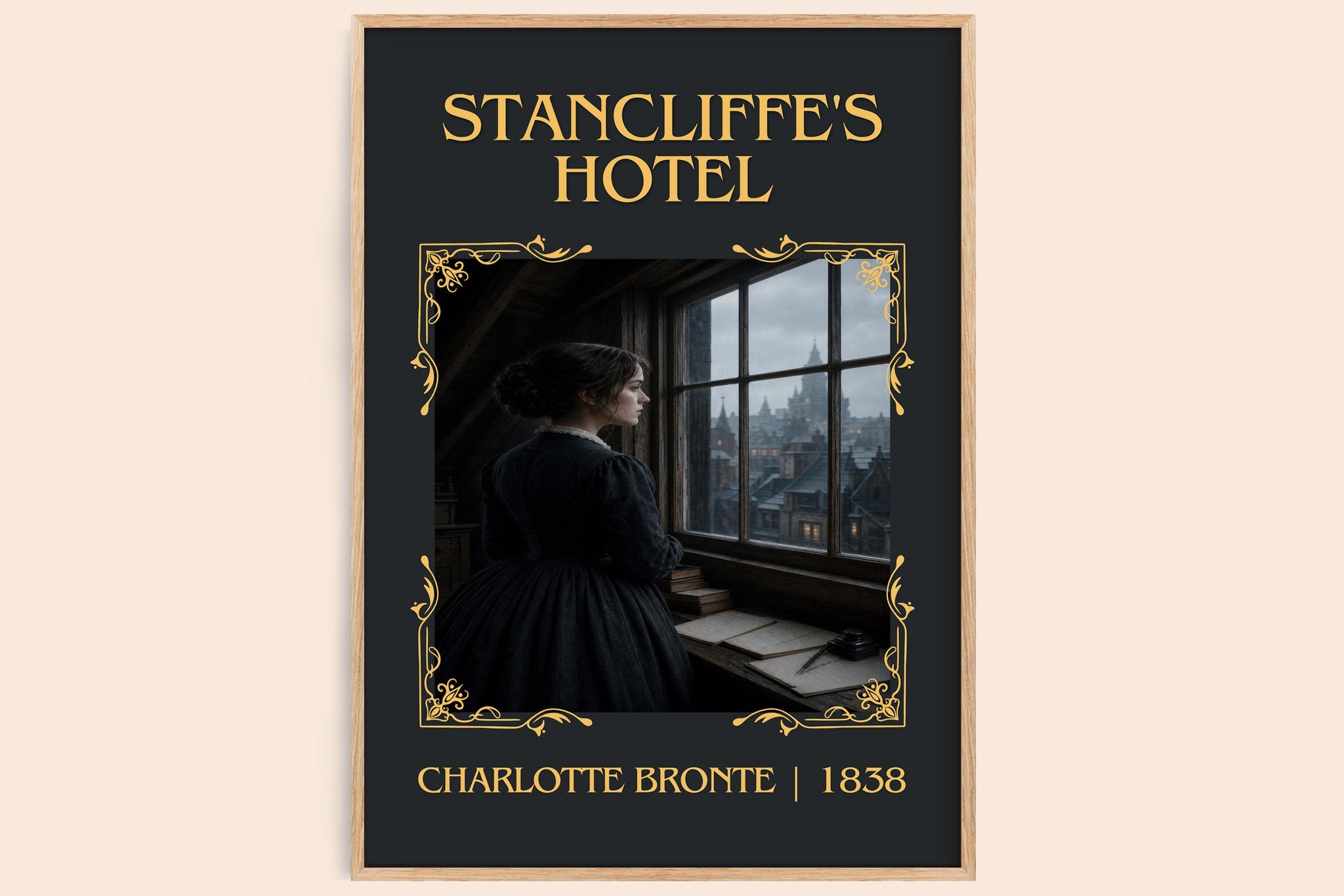 Stancliffe's Hotel Classic Book Art Print by Charlotte Brontë
