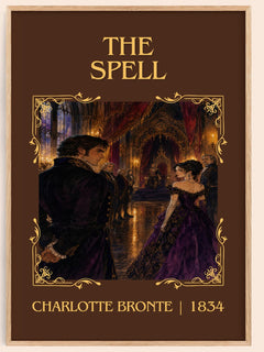 The Spell Classic Book Art Print by Charlotte Brontë – book poster