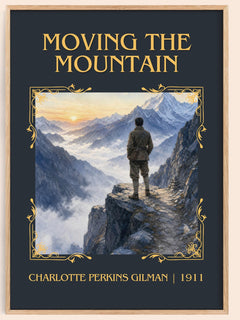 Moving The Mountain Classic Book Art Print by Charlotte Perkins Gilman – book poster