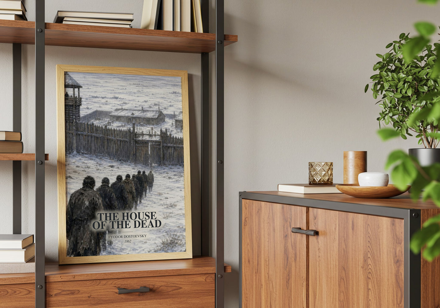 The House Of The Dead book watercolour illustration paper finish options – matte satin gloss