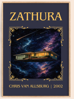 Zathura Classic Book Art Print by Chris Van Allsburg – book poster