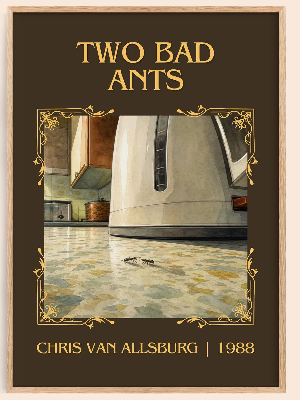 Two Bad Ants Classic Book Art Print by Chris Van Allsburg – book poster