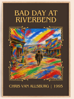 Bad Day At Riverbend Classic Book Art Print by Chris Van Allsburg – book poster