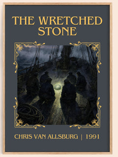 The Wretched Stone Classic Book Art Print by Chris Van Allsburg – book poster