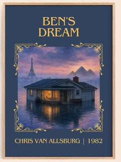 Ben'S Dream Classic Book Art Print by Chris Van Allsburg – book poster