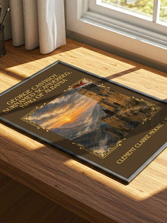 George Castriot, Surnamed Scanderbeg, King Of Albania Classic Book – print on a sunlit desk