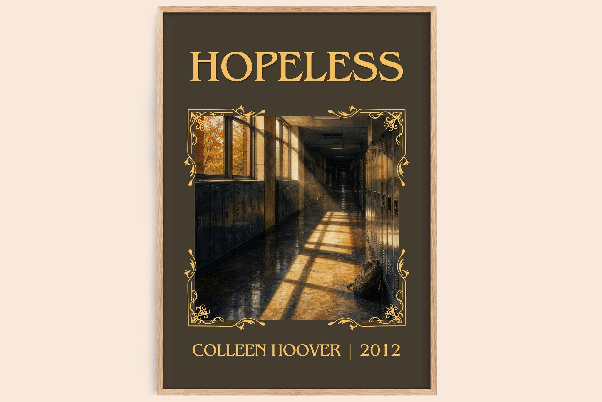 Hopeless Classic Book Art Print by Colleen Hoover