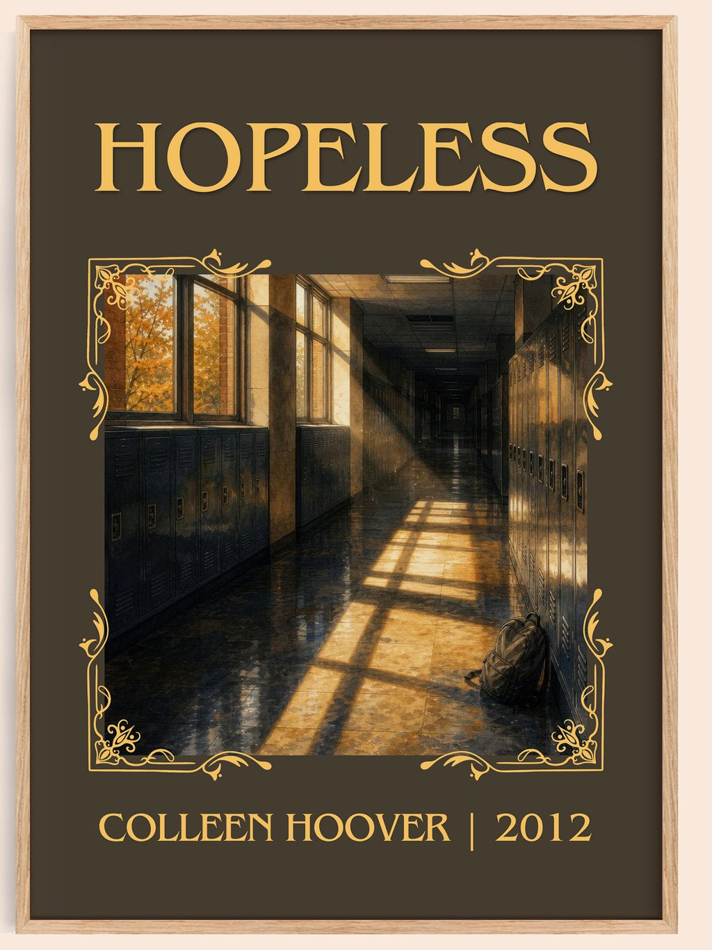 Hopeless Classic Book Art Print by Colleen Hoover – book poster