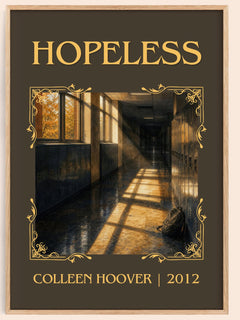 Hopeless Classic Book Art Print by Colleen Hoover – book poster