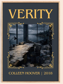 Verity Classic Book Art Print by Colleen Hoover – book poster