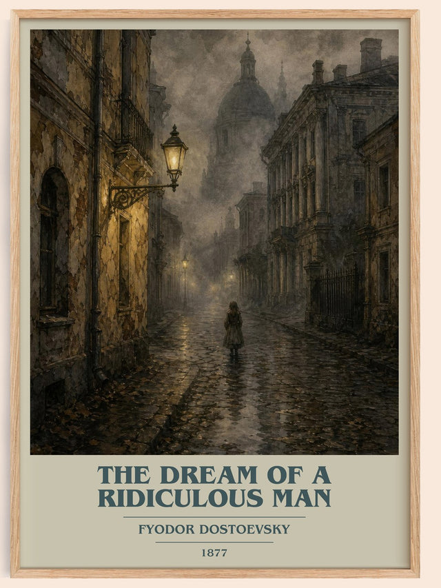 The Dream Of A Ridiculous Man Book Cover Poster by Fyodor Dostoevsky