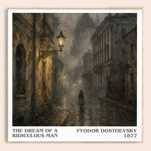 The Dream Of A Ridiculous Man Literary Art Print by Fyodor Dostoevsky