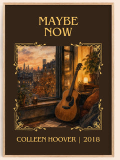 Maybe Now Classic Book Art Print by Colleen Hoover – book poster