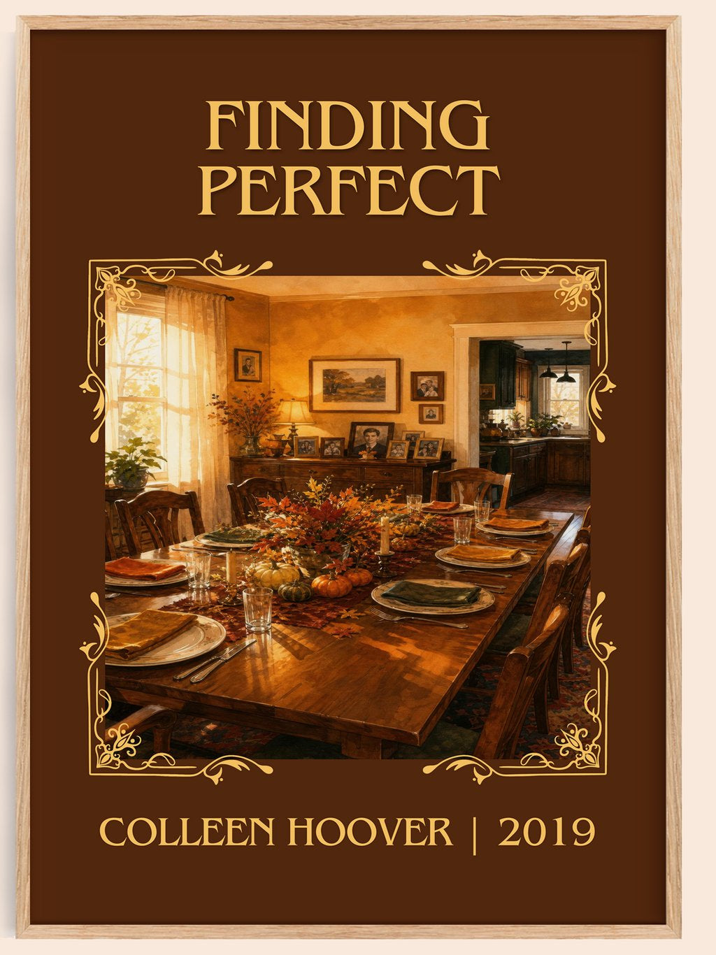 Finding Perfect Classic Book Art Print by Colleen Hoover – book poster