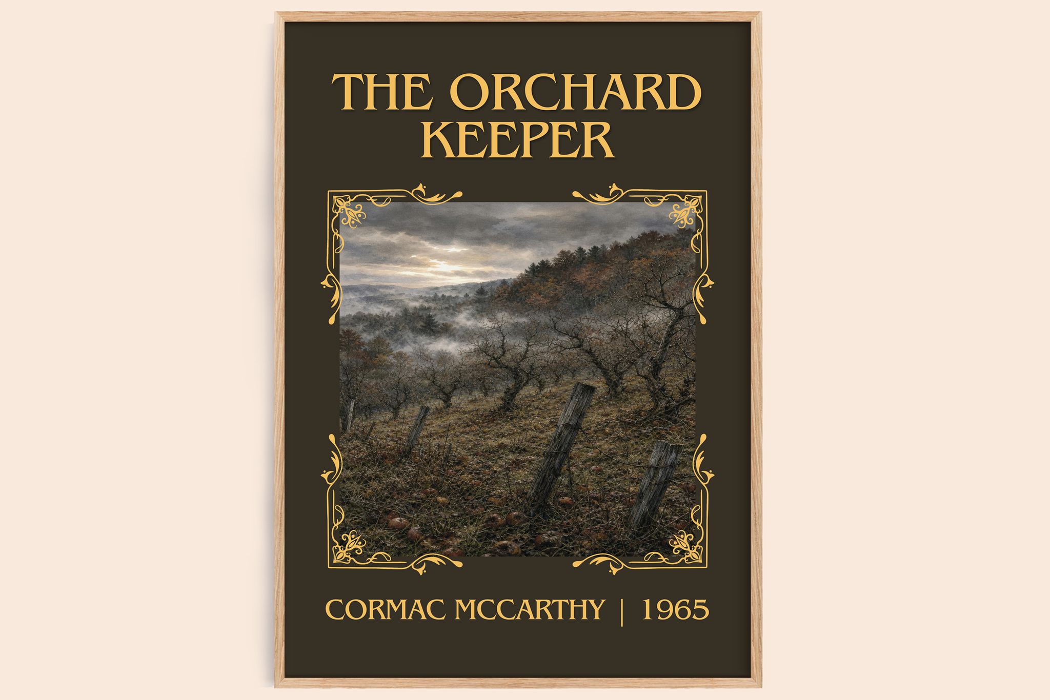 The Orchard Keeper Classic Book Art Print by Cormac Mccarthy