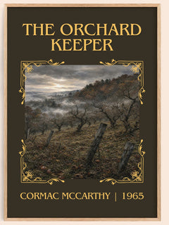 The Orchard Keeper Classic Book Art Print by Cormac Mccarthy – book poster