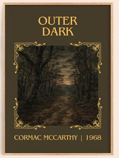 Outer Dark Classic Book Art Print by Cormac Mccarthy – book poster