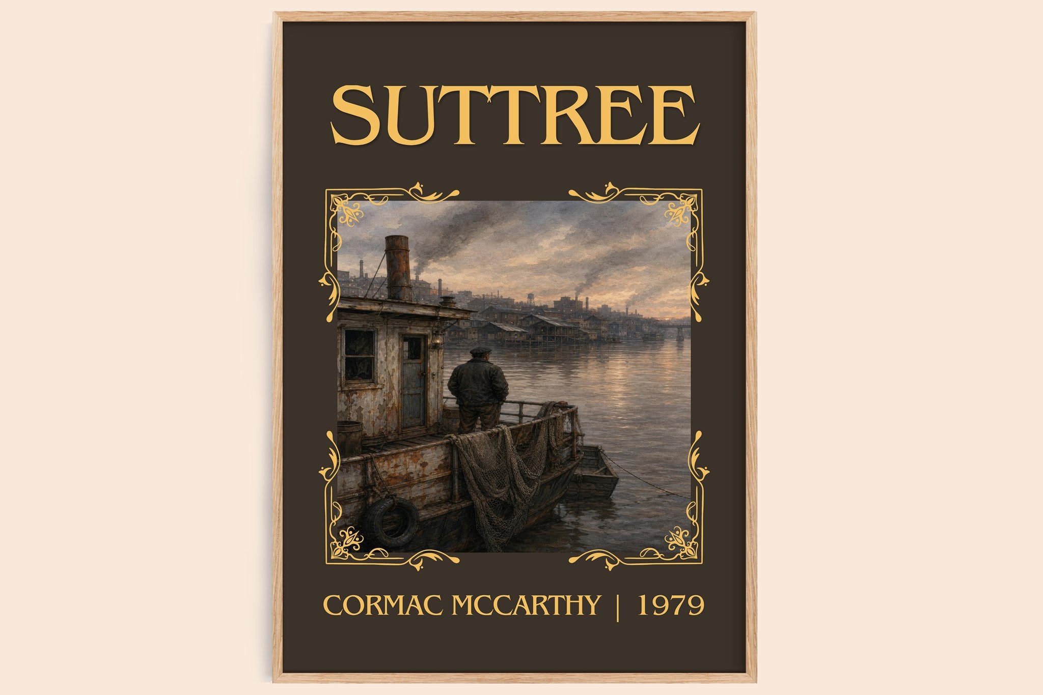 Suttree Classic Book Art Print by Cormac Mccarthy