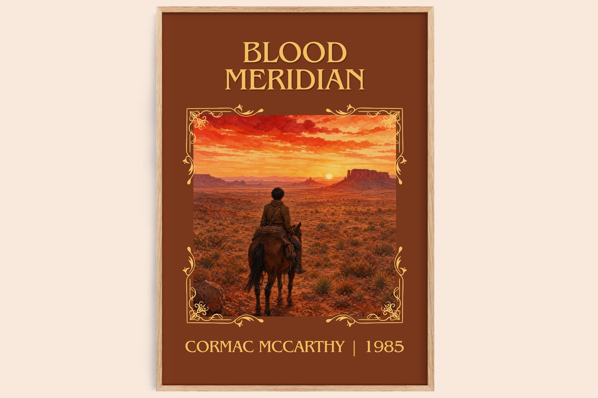 Blood Meridian Classic Book Art Print by Cormac Mccarthy