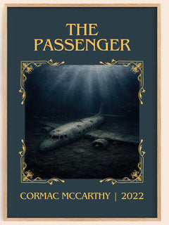 The Passenger Classic Book Art Print by Cormac Mccarthy – book poster