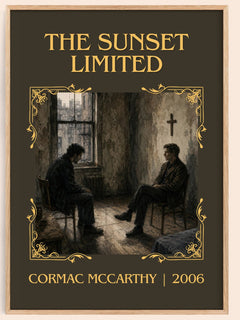 The Sunset Limited Classic Book Art Print by Cormac Mccarthy – book poster