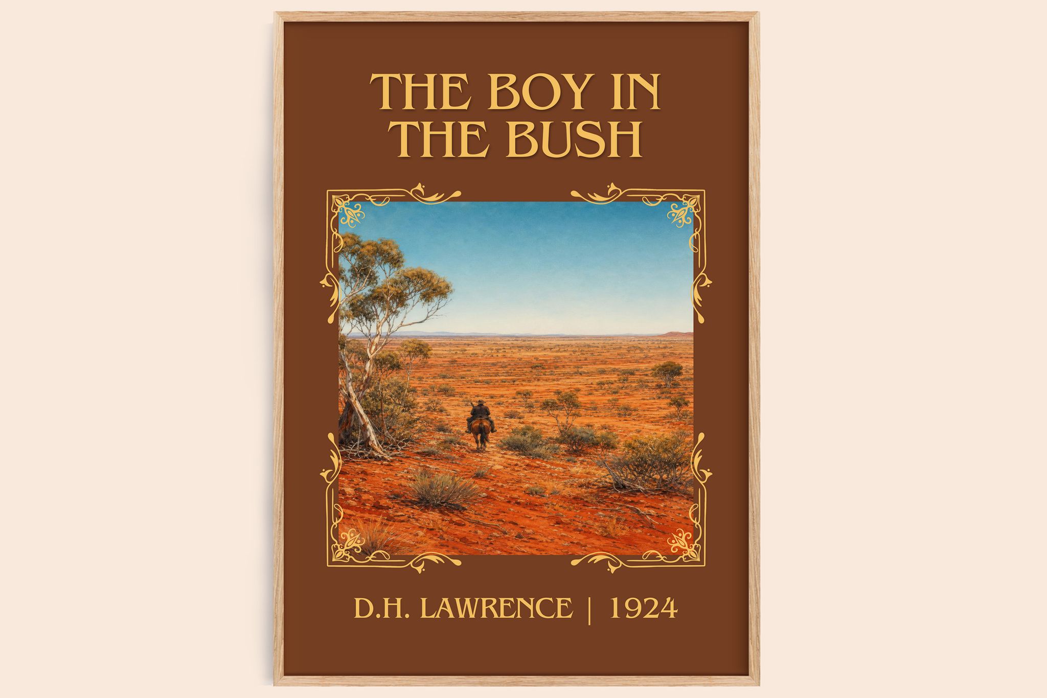 The Boy In The Bush Classic Book Art Print by D.H. Lawrence
