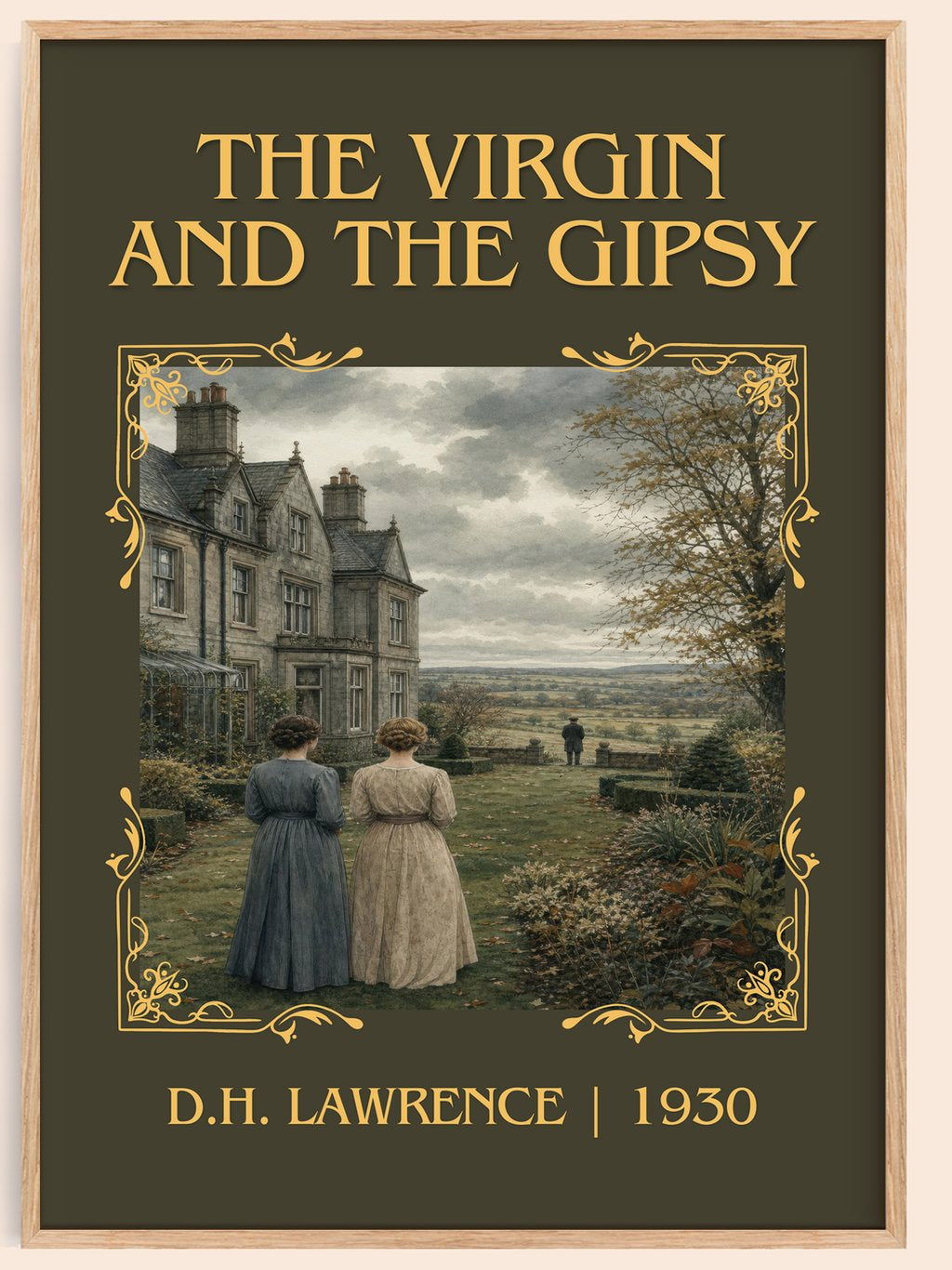 The Virgin And The Gipsy Classic Book Art Print by D.H. Lawrence – book poster