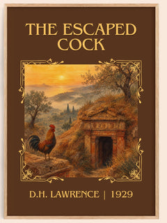 The Escaped Cock Classic Book Art Print by D.H. Lawrence – book poster