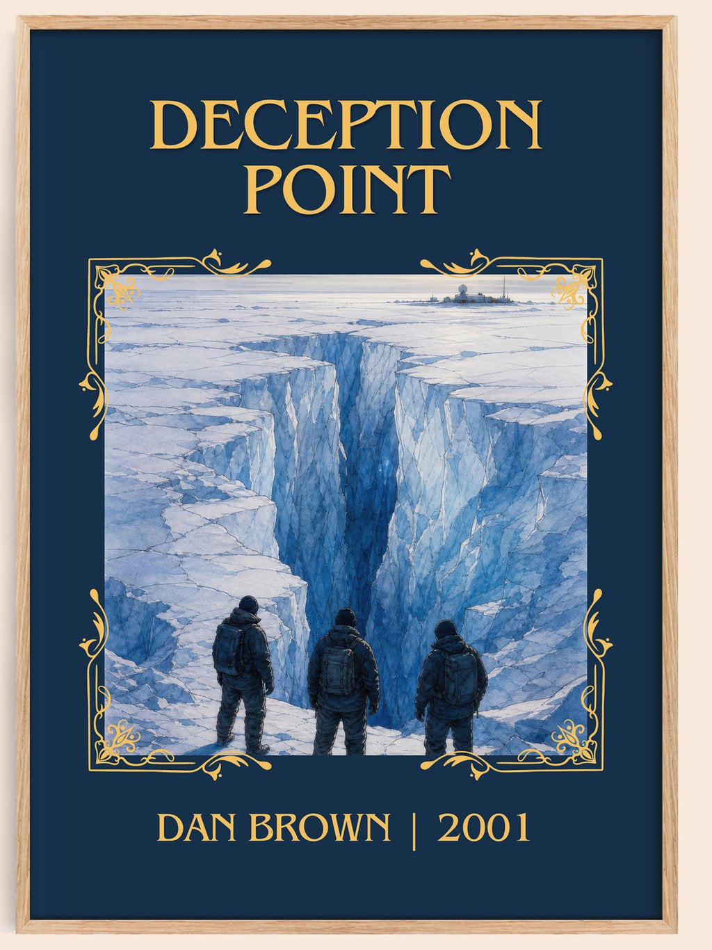 Deception Point Classic Book Art Print by Dan Brown – book poster