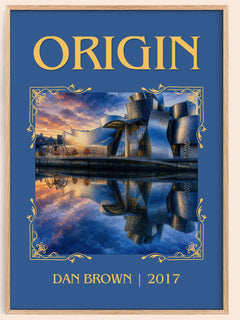 Origin Classic Book Art Print by Dan Brown – book poster