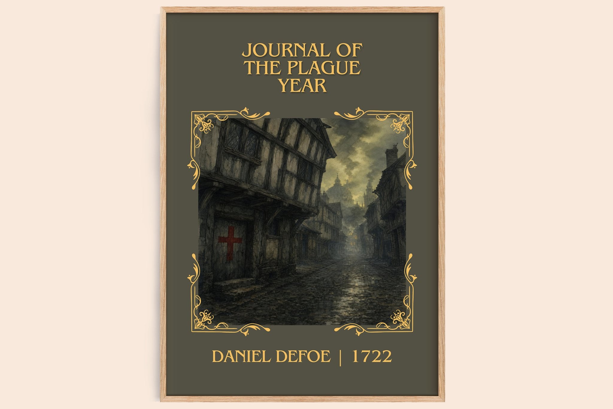 Journal Of The Plague Year Classic Book Art Print by Daniel Defoe