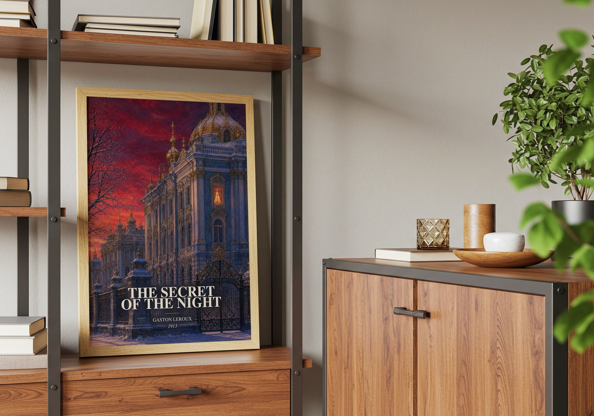 The Secret Of The Night book watercolour illustration paper finish options – matte satin gloss