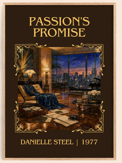 Passion'S Promise Classic Book Art Print by Danielle Steel – book poster