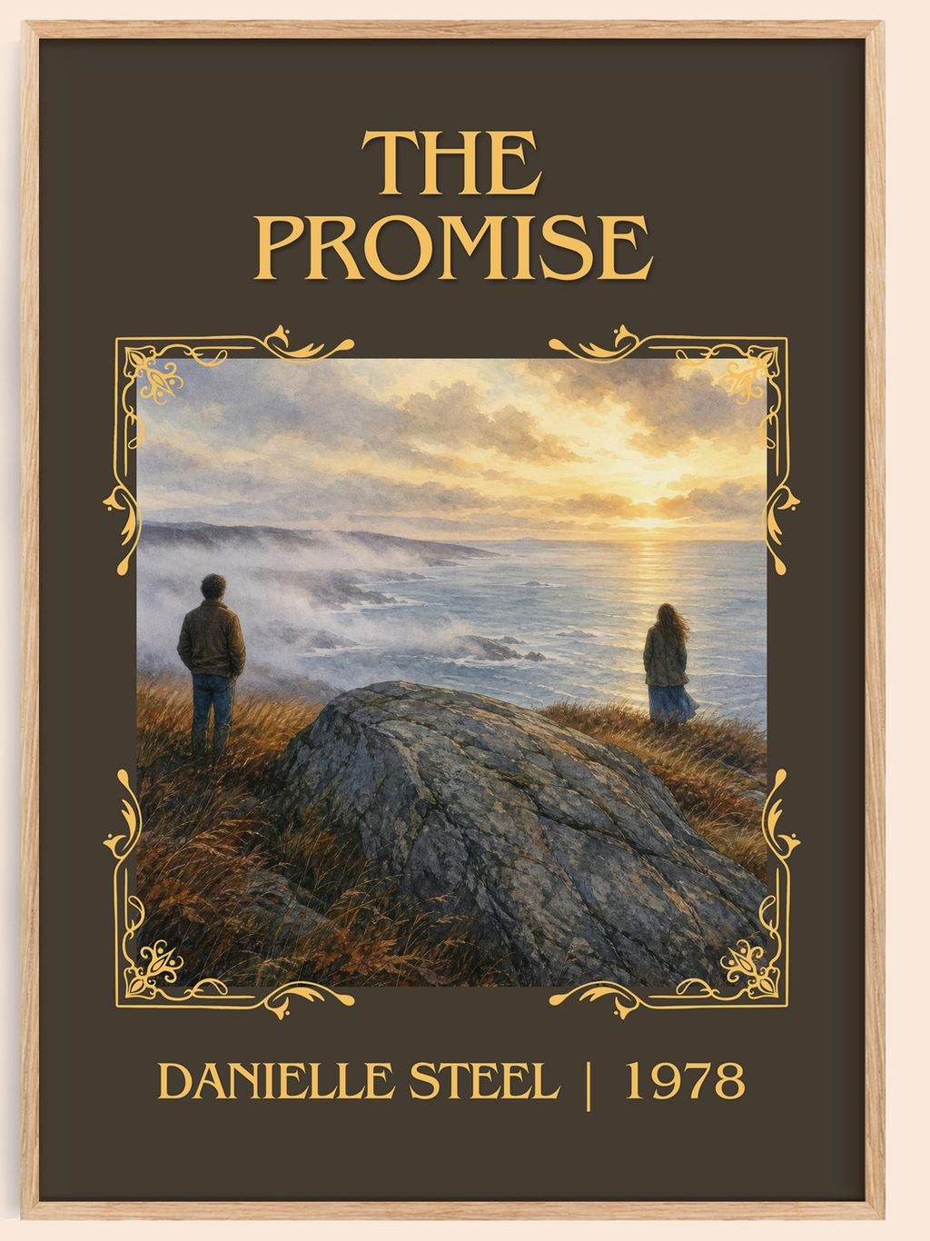 The Promise Classic Book Art Print by Danielle Steel – book poster
