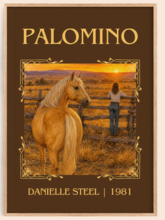 Palomino Classic Book Art Print by Danielle Steel – book poster