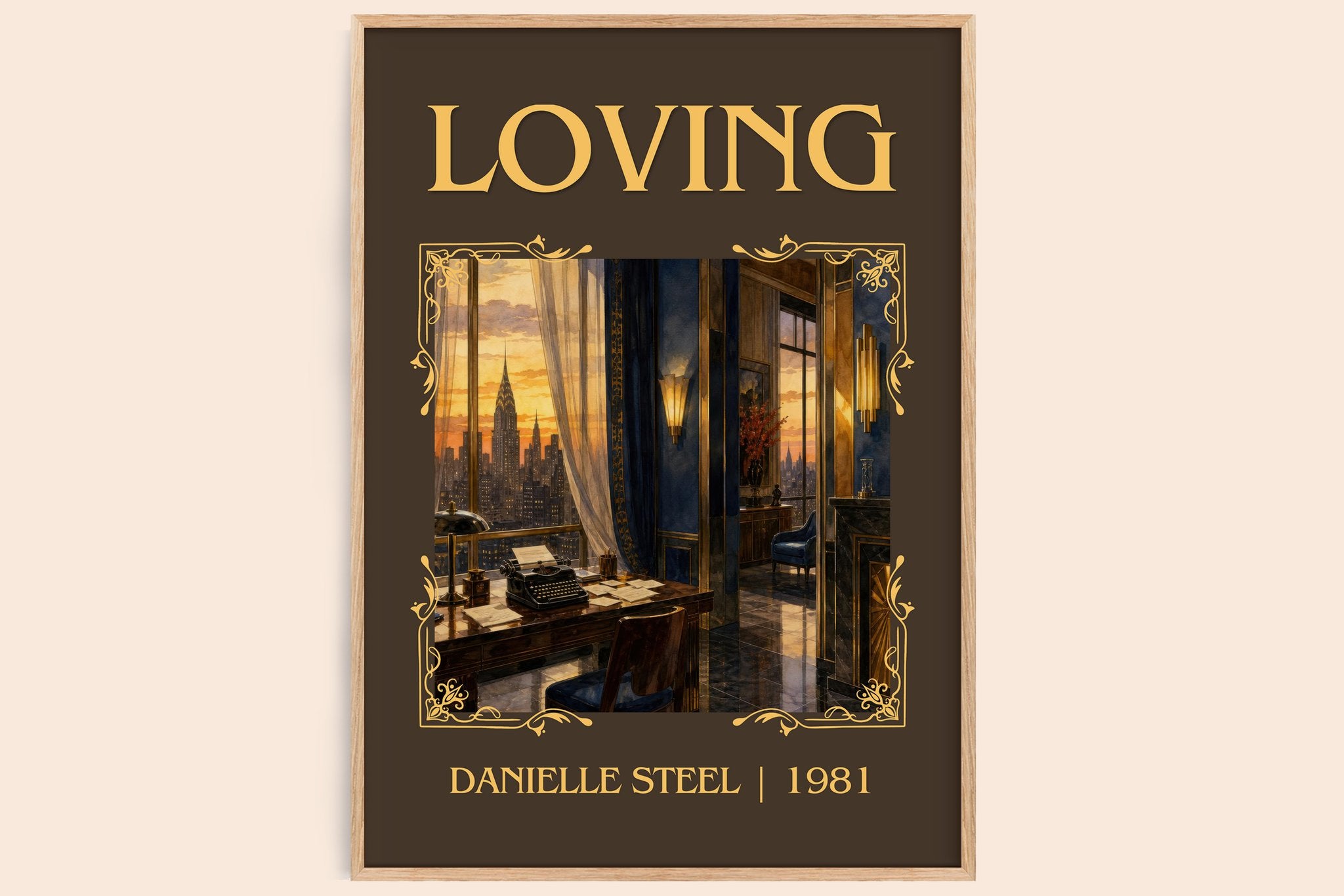 Loving Classic Book Art Print by Danielle Steel