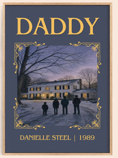 Daddy Classic Book Art Print by Danielle Steel – book poster